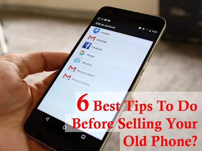 Tips before selling your phone