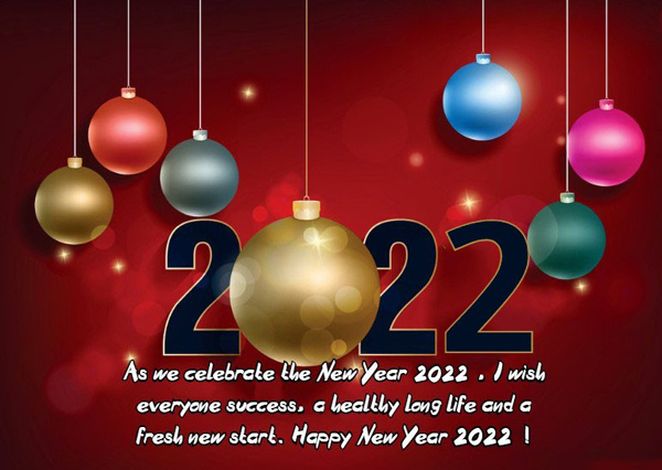 Happy New Year 2022